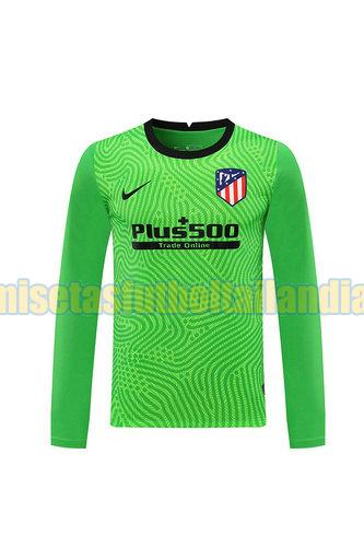 camiseta portero atletico madrid 2020-2021 verde manga larga