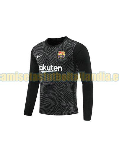 camiseta portero barcelona 2020-2021 negro manga larga