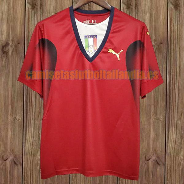 camiseta portero italia 2006 rojo