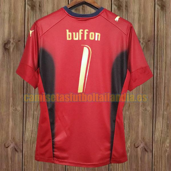 camiseta portero italia 2006 rojo buffon 1