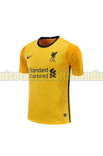 camiseta portero liverpool 2020-2021 amarillo