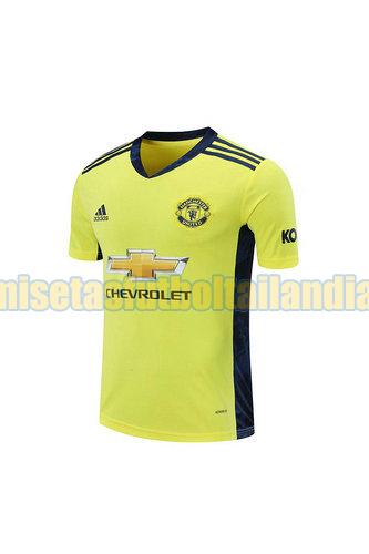 camiseta portero manchester united 2020-2021 amarillo