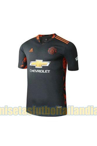 camiseta portero manchester united 2020-2021 naranja negro