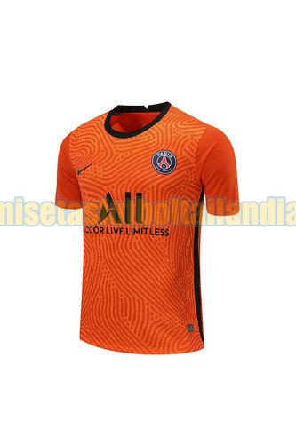 camiseta portero paris saint germain 2020-2021 naranja