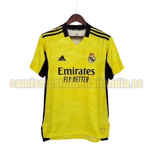 camiseta portero real madrid 2021-2022 amarillo