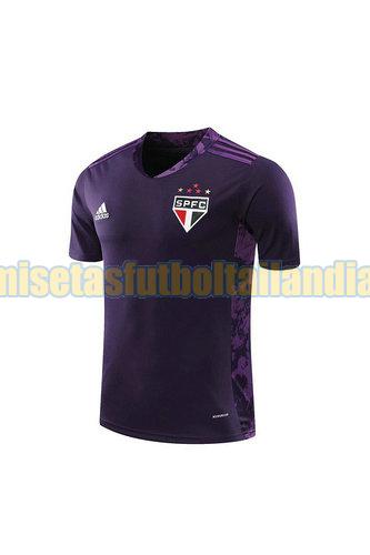 camiseta portero sao paulo 2020-2021 púrpura