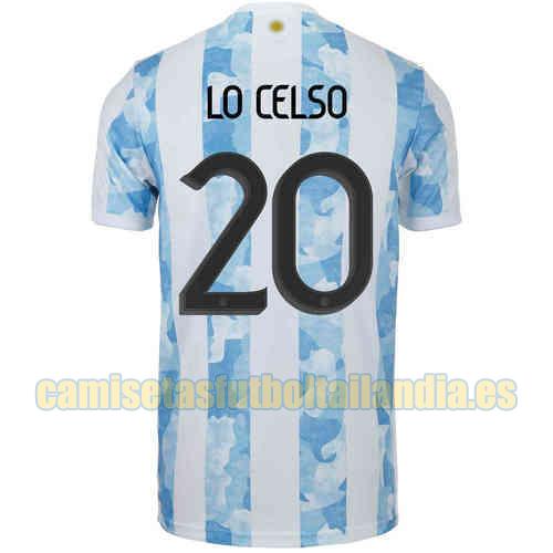 camiseta priemra argentina 2021-2022 giovani lo celso 20