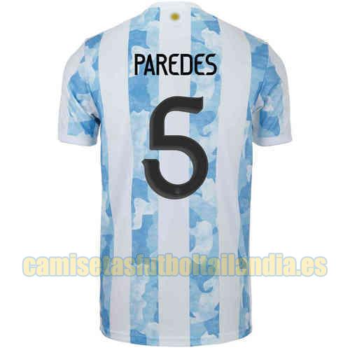 camiseta priemra argentina 2021-2022 leandro paredes 5