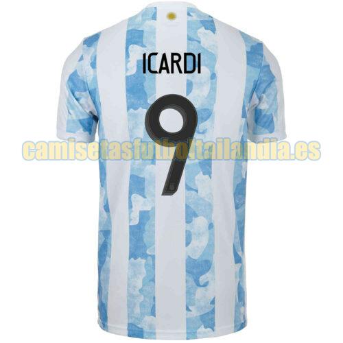 camiseta priemra argentina 2021-2022 mauro icardi 9