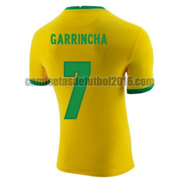 camiseta priemra brasil 2020-2021 garrincha 7