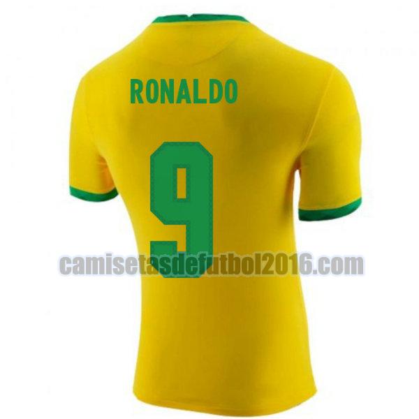 camiseta priemra brasil 2020-2021 ronaldo 9
