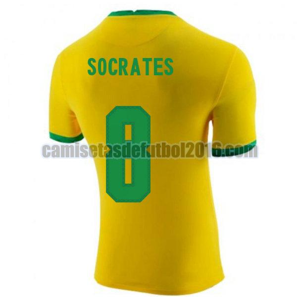 camiseta priemra brasil 2020-2021 socrates 8