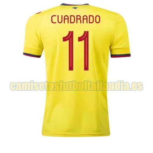 camiseta priemra colombia 2021-2022 juan cuadrado 11