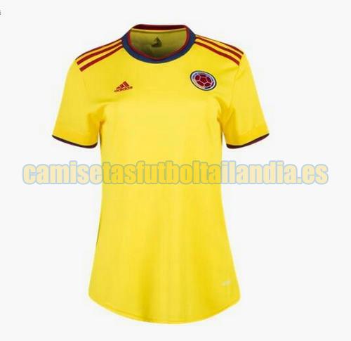camiseta priemra colombia 2021-2022 mujer