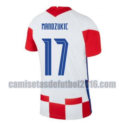 camiseta priemra croacia 2020-2021 mandzukic 17
