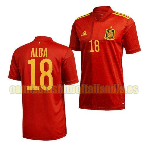 camiseta priemra espana 2022 jordi alba 18