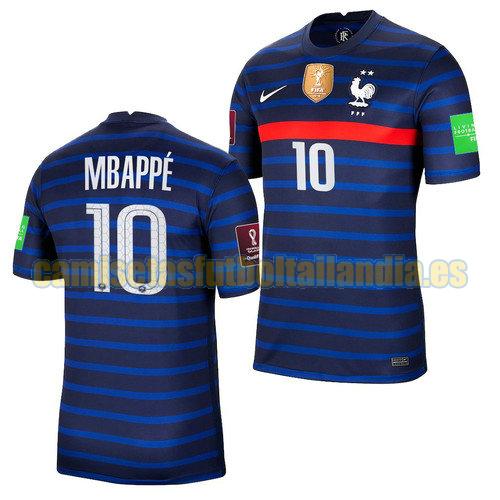camiseta priemra francia 2022 kylian mbappe 10