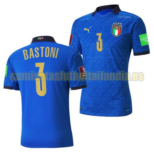 camiseta priemra italia 2022 alessandro bastoni 3