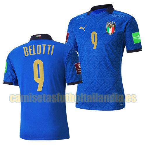 camiseta priemra italia 2022 andrea belotti 9