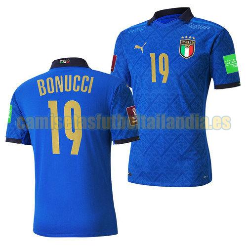 camiseta priemra italia 2022 leonardo bonucci 19