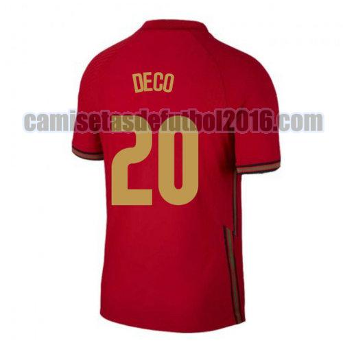 camiseta priemra portugal 2020-2021 deco 20