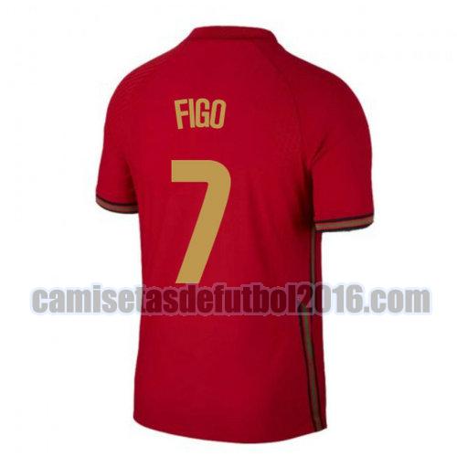 camiseta priemra portugal 2020-2021 figo 7