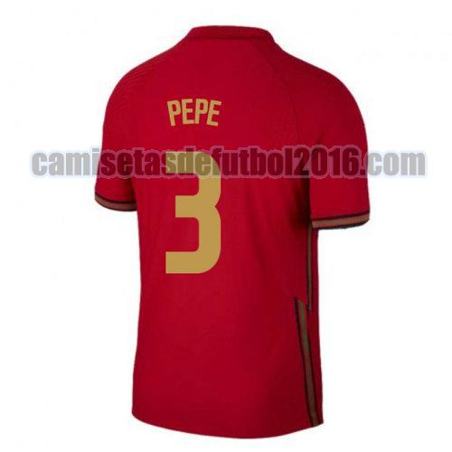 camiseta priemra portugal 2020-2021 pepe 3