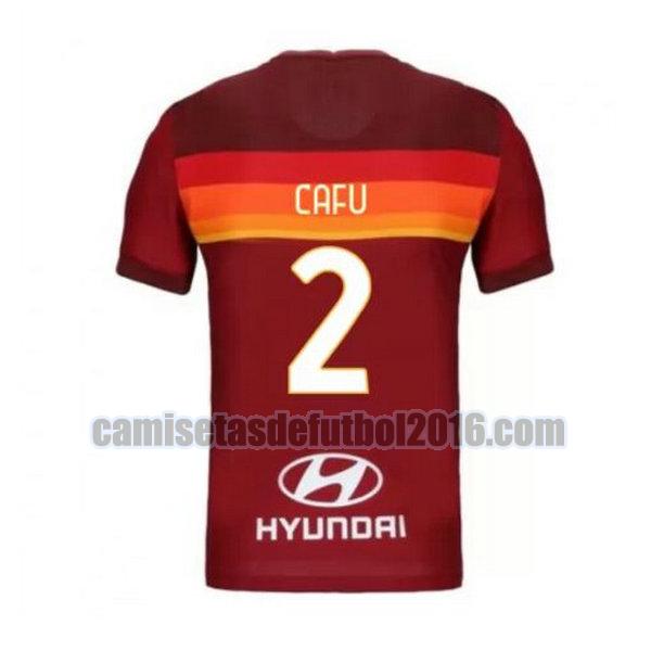 camiseta priemra roma 2020-2021 cafu 2