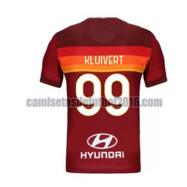 camiseta priemra roma 2020-2021 kluivert 99