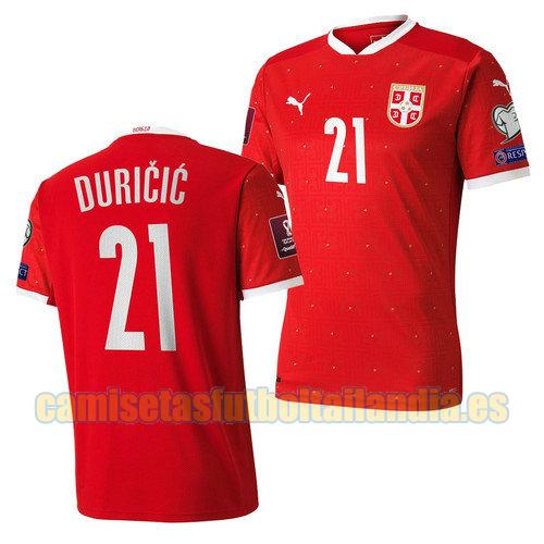 camiseta priemra serbia 2022 filip duricic 21