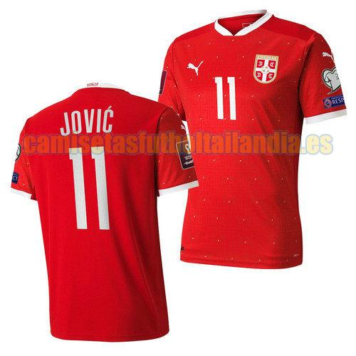 camiseta priemra serbia 2022 luka jovic 11