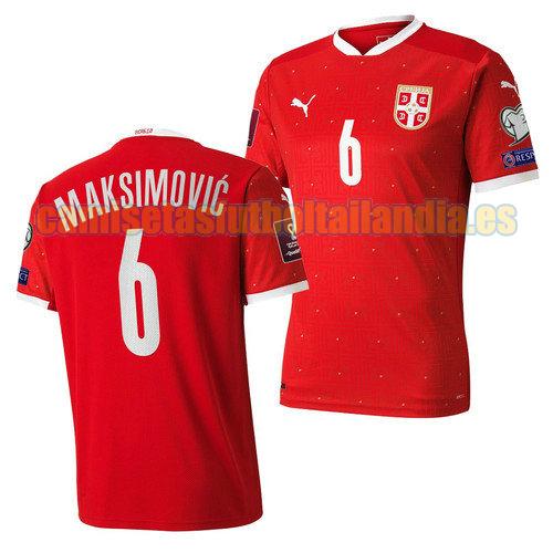 camiseta priemra serbia 2022 nemanja maksimovic 6