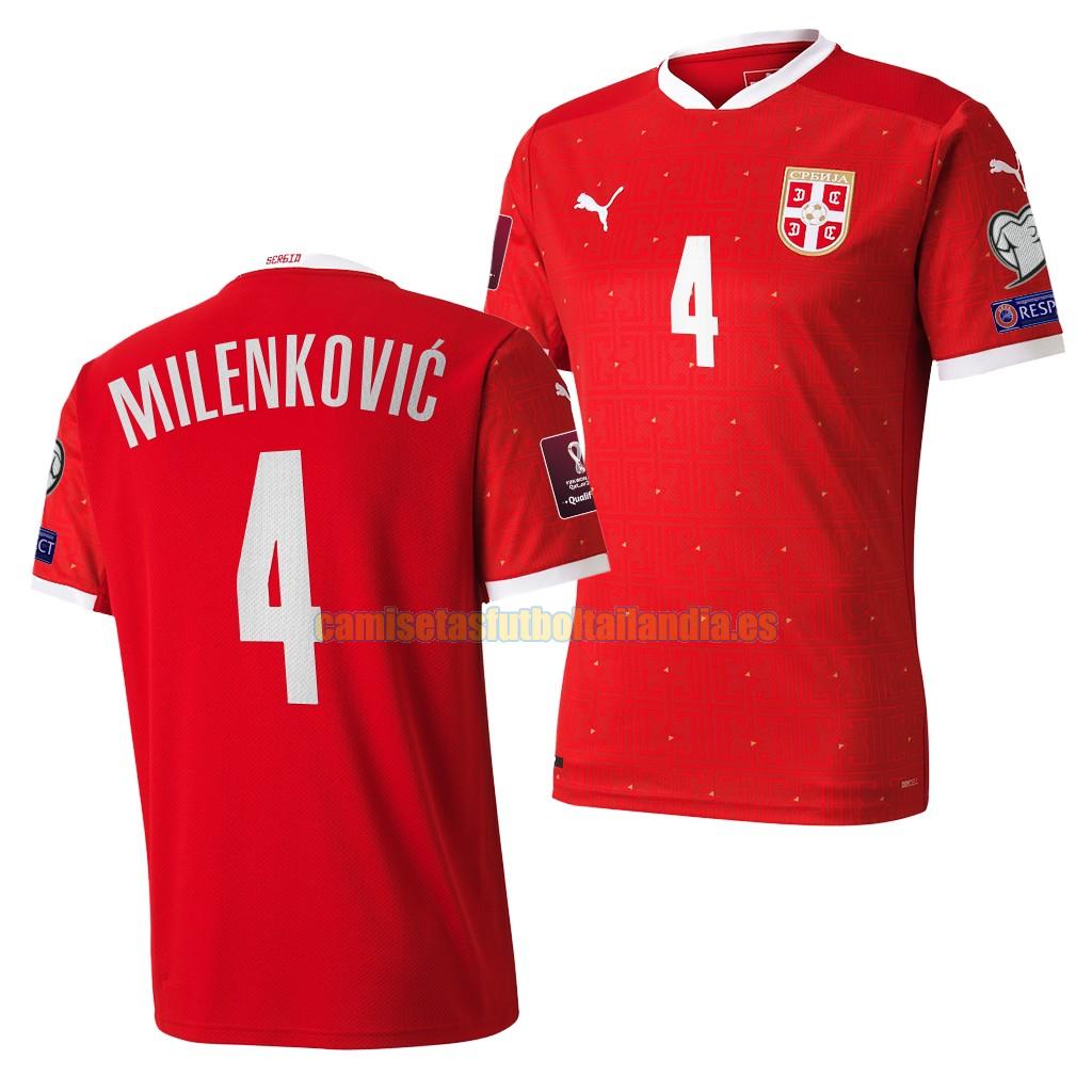 camiseta priemra serbia 2022 nikola milenkovic 4