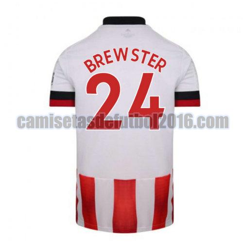 camiseta priemra sheffield united 2020-2021 brewster 24