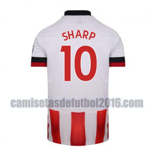 camiseta priemra sheffield united 2020-2021 sharp 10
