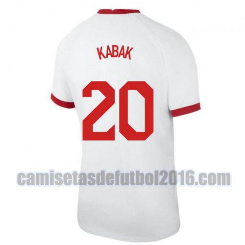 camiseta priemra turquía 2020-2021 kabak 20