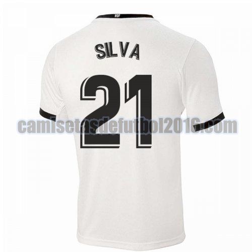 camiseta priemra valencia 2020-2021 silva 21