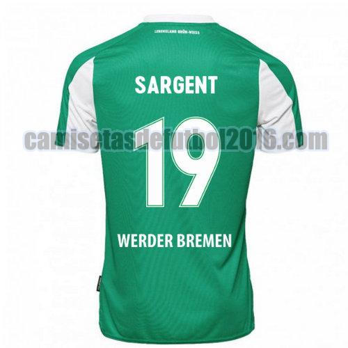 camiseta priemra werder bremen 2020-2021 sargent 19