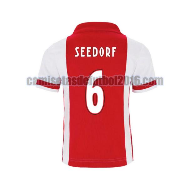 camiseta primera ajax 2020-2021 seedorf 6