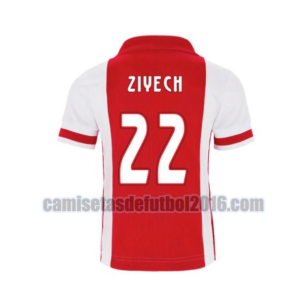 camiseta primera ajax 2020-2021 ziyech 22