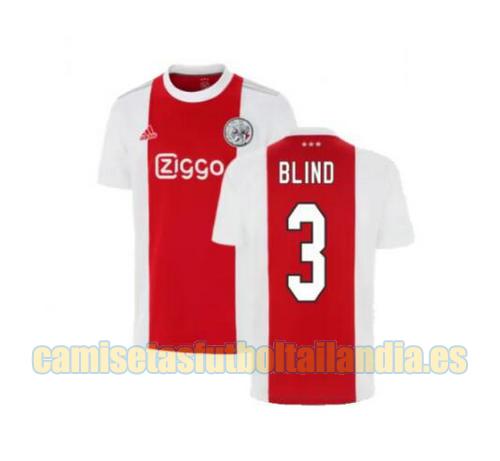 camiseta primera ajax 2021-2022 blind 3