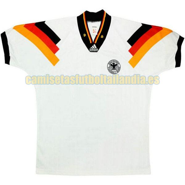 camiseta primera alemania 1992 blanco