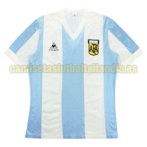 camiseta primera argentina 1984 el gallo deportivo