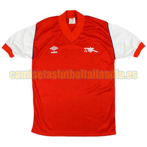 camiseta primera arsenal 1982-1984 rojo