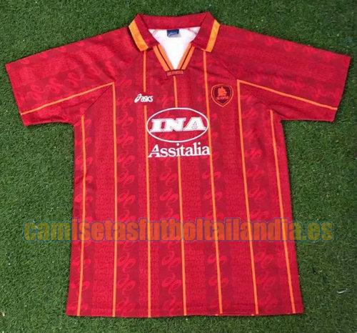 camiseta primera as roma 1996-1997 rojo