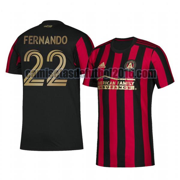 camiseta primera atlanta united 2020-2021 luiz fernando 22
