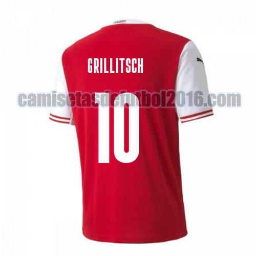 camiseta primera austria 2020-2021 grillitsch 10