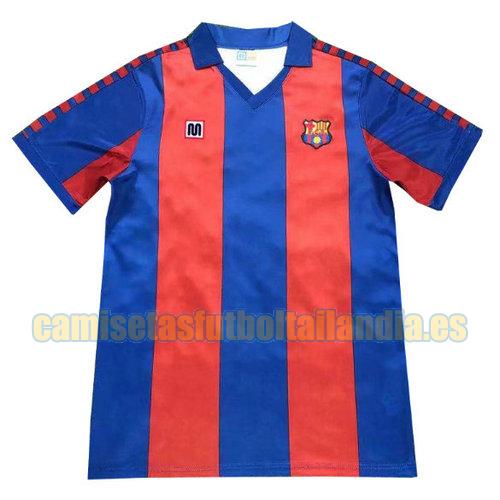 camiseta primera barcelona 1982-1984 rojo