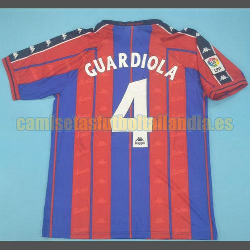 camiseta primera barcelona 1997-1998 rojo cuardiola 4