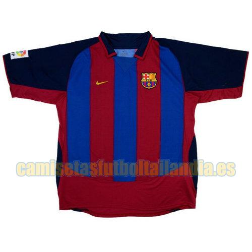 camiseta primera barcelona 2003-2004 rojo